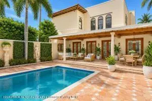 245 Brazilian Pool and Loggia at 245 Brazilian Avenue, Palm Beach