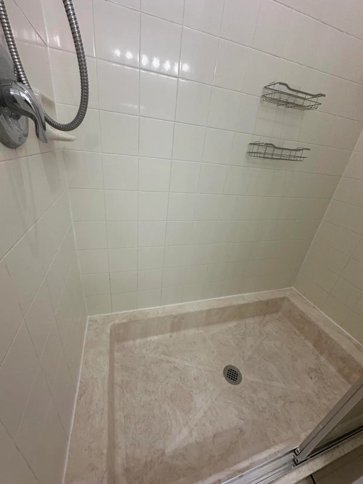 Primary Bath - Stall Shower at 1530 VIA DE PEPI 72, Boynton Beach