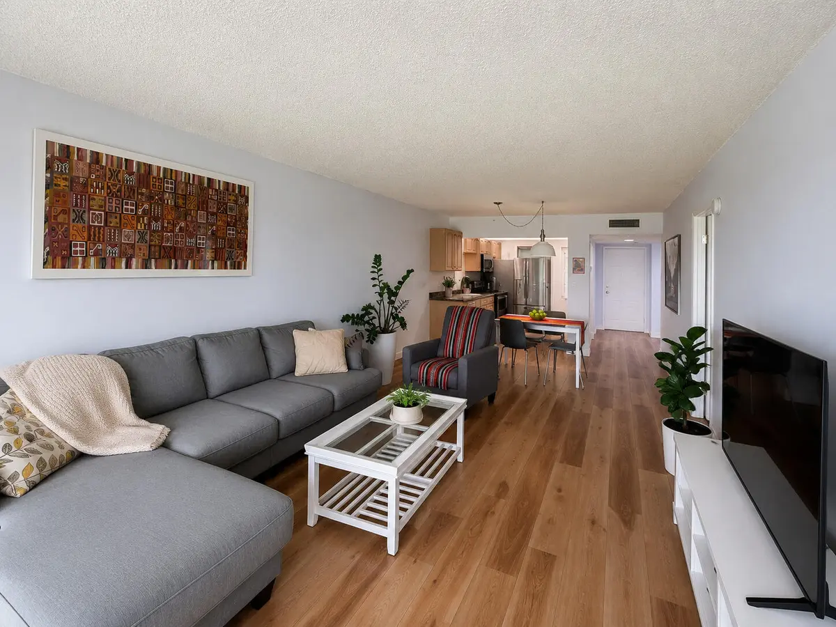 Living-dining at 3001 S Course Drive 406, Pompano Beach