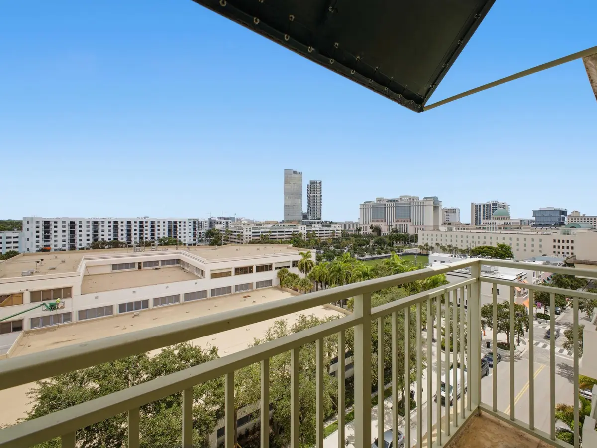 Balcony View at 610 CLEMATIS Street 804, West Palm Beach