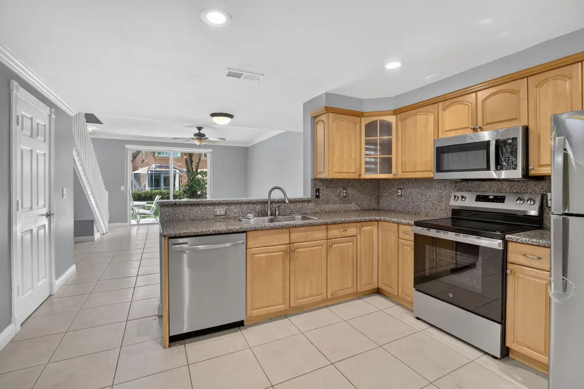 Kitchen at 1603 Barcelona Way 3-32, Weston