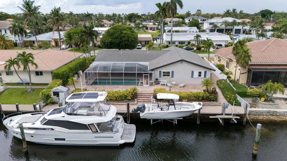 Aerial View at 4020 NE 24th Avenue, Lighthouse Point