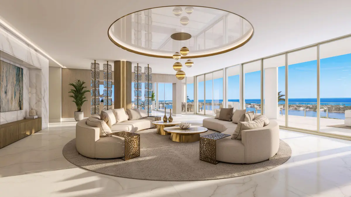PH Great Room at 3773 S Flagler Drive 1901, West Palm Beach