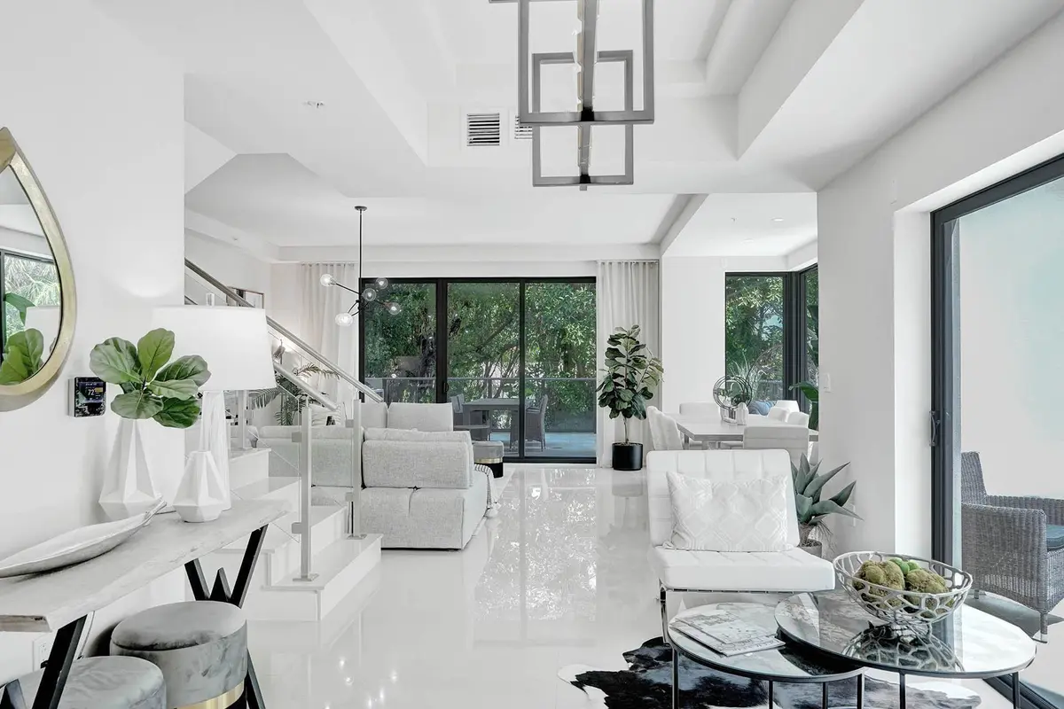 Living Room at 3040 N Ocean Boulevard N106, Fort Lauderdale