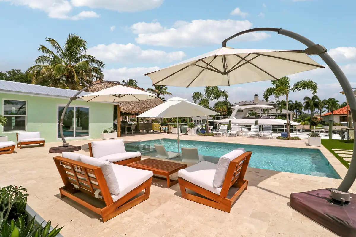 Backyard at 2443 E Edgewater Drive, Palm Beach Gardens