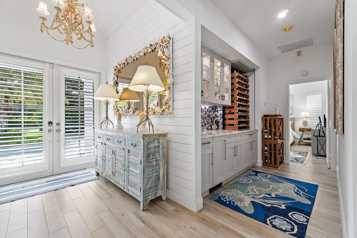 Foyer - Wet Bar at 9906 SE Mahogany Way, Jupiter