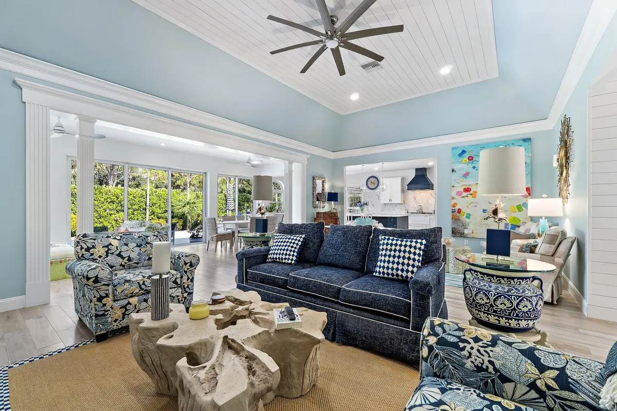 Living Room at 9906 SE Mahogany Way, Jupiter