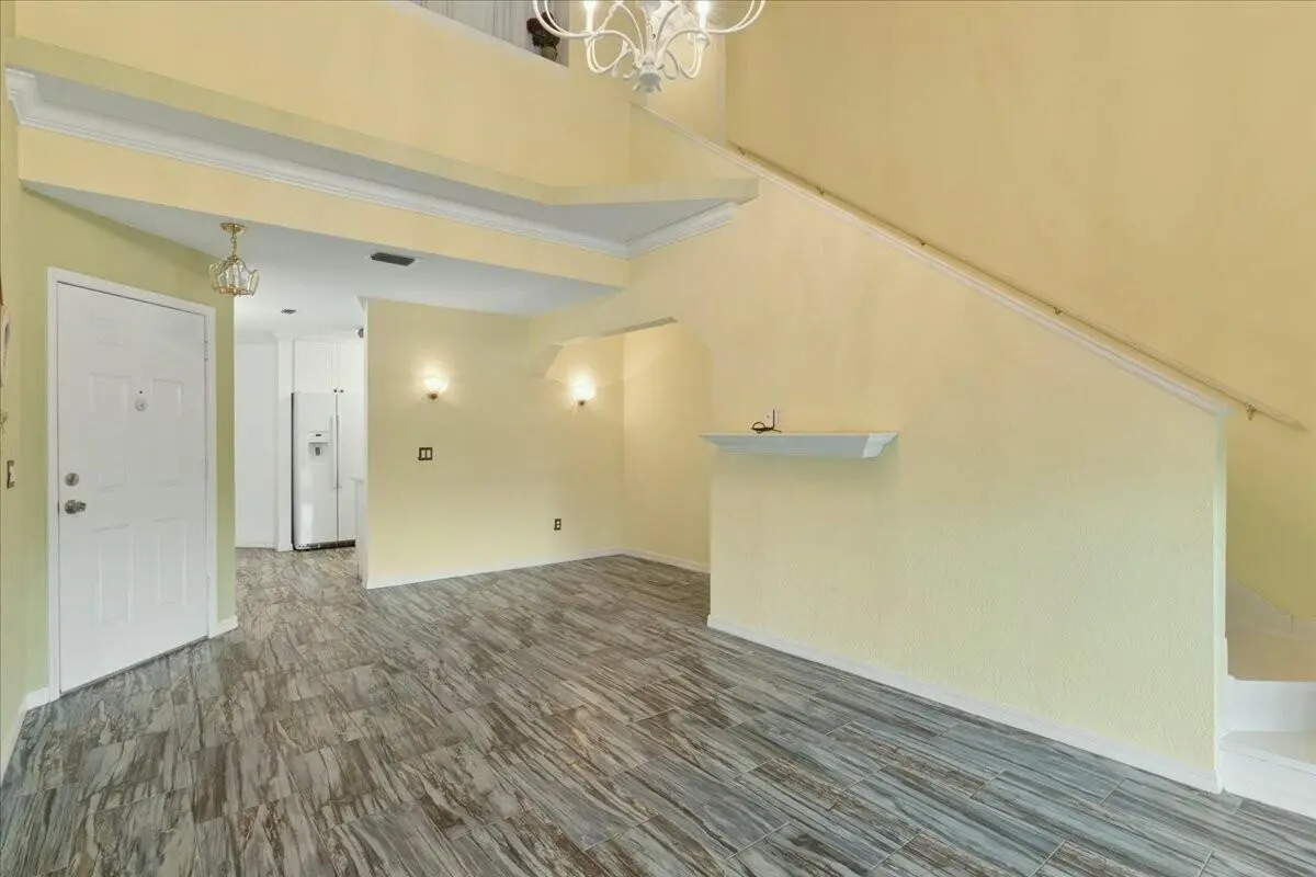 Living Room to Dining, & Kitchen at 1820 Waterford Drive, Vero Beach