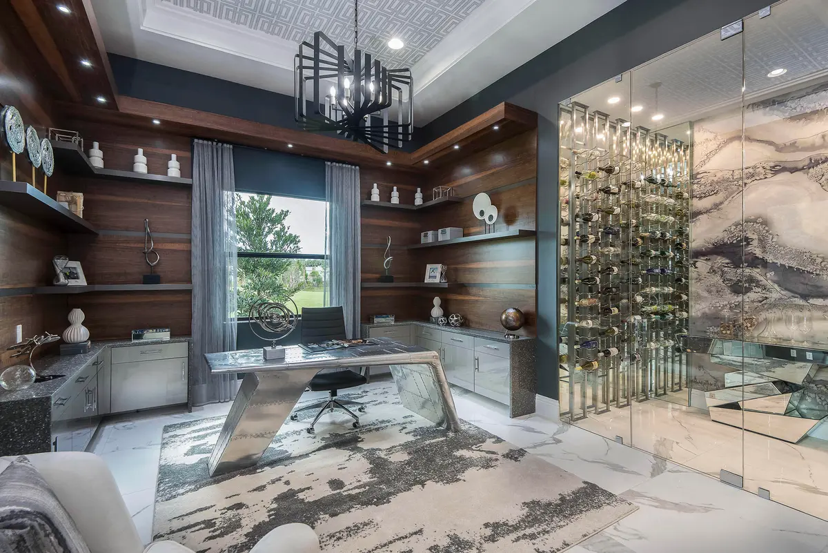 apb-michelangelo-den at 5528 Renoir Place, Palm Beach Gardens