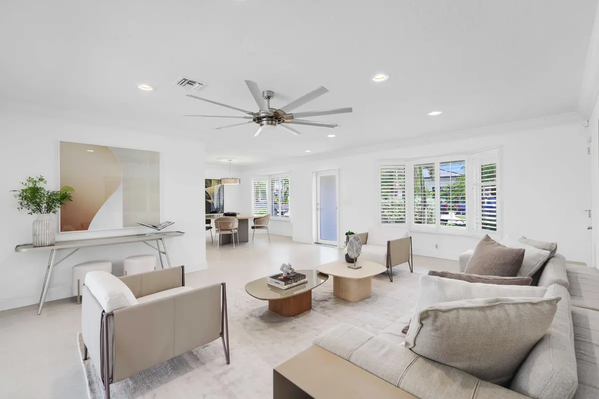 Living Room at 2600 NE 43rd Street, Lighthouse Point