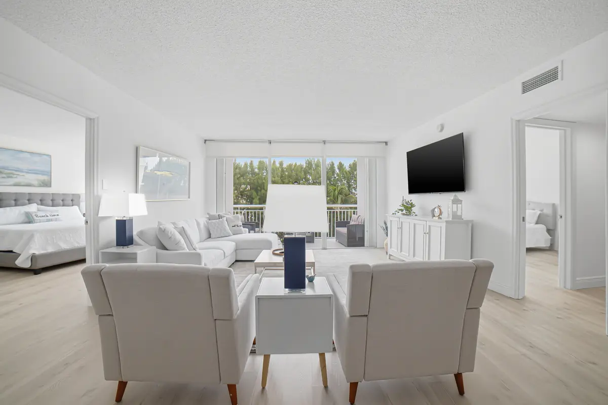 Living Room at 2780 S OCEAN Boulevard 309, Palm Beach