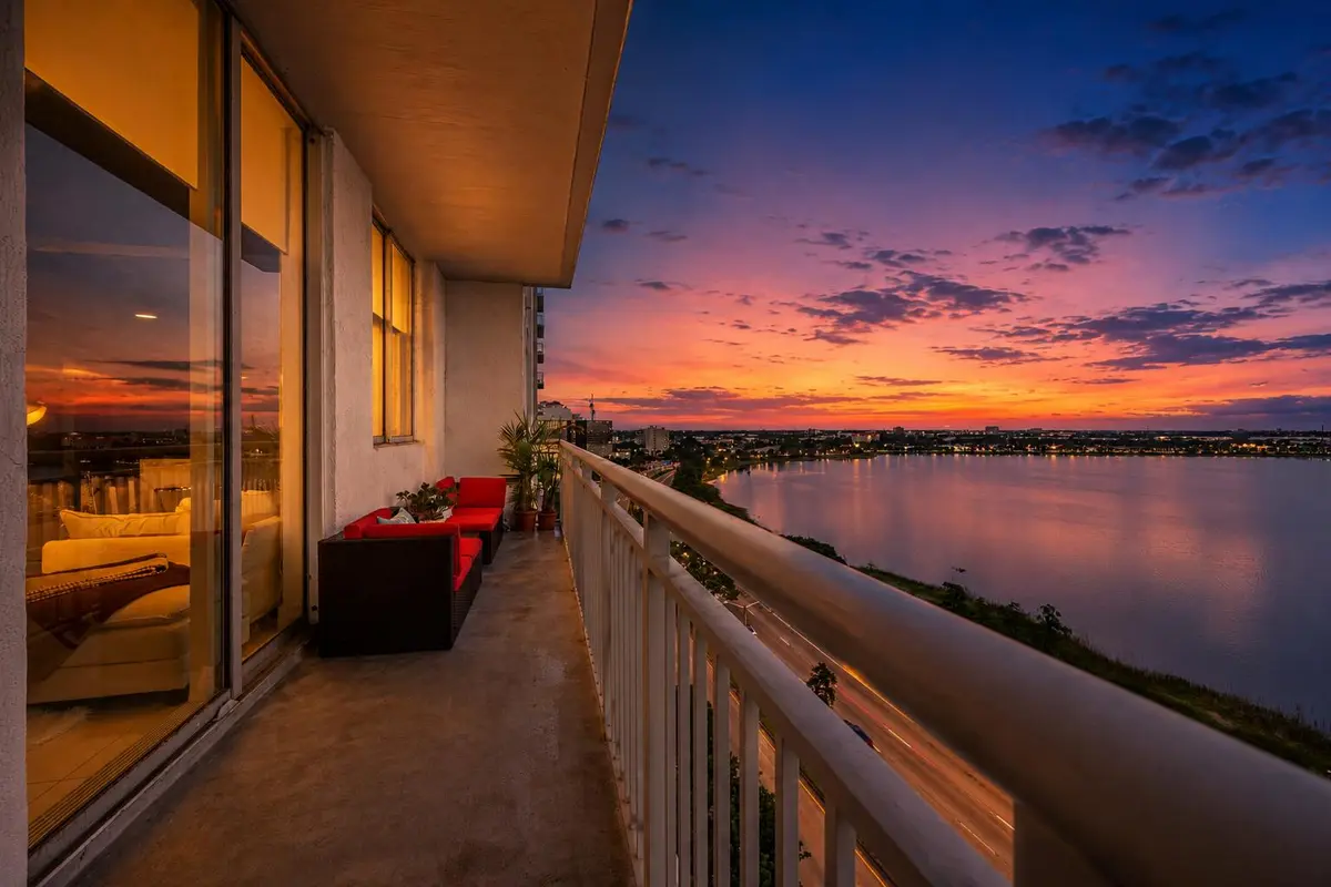 35-print-Twilight Balcony at 300 S Australian Avenue 907, West Palm Beach