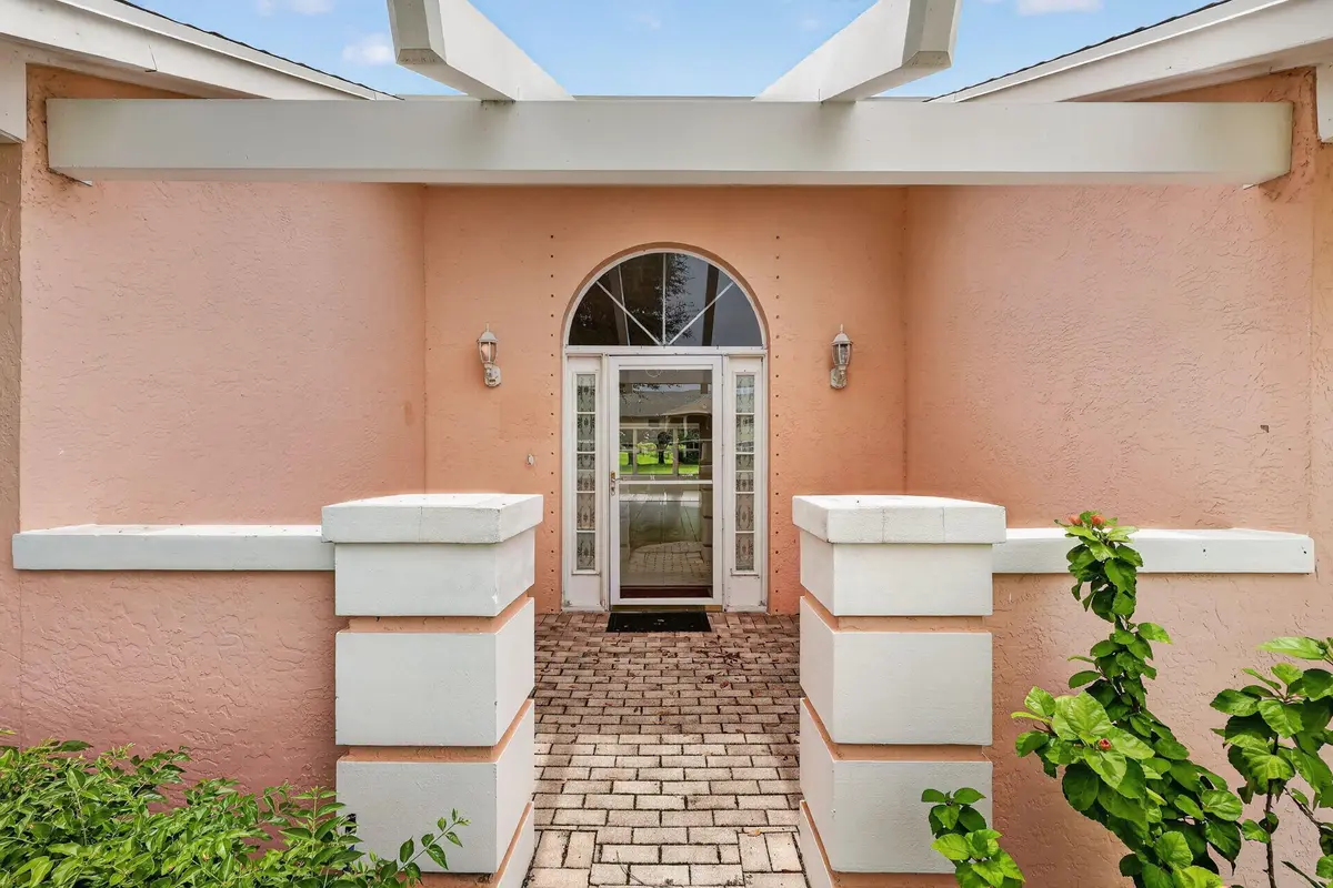 Front Door at 873 LAKE ORCHID Circle, Vero Beach