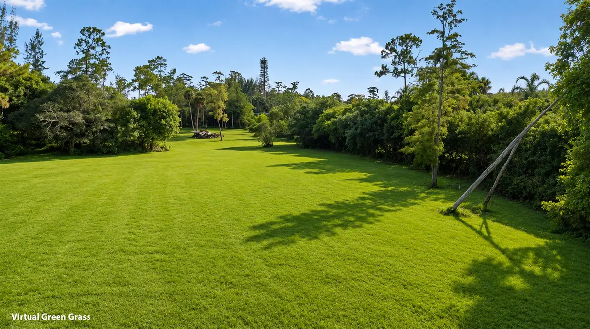 08-Virtual Green Grass at 1814 A Road, Loxahatchee Groves