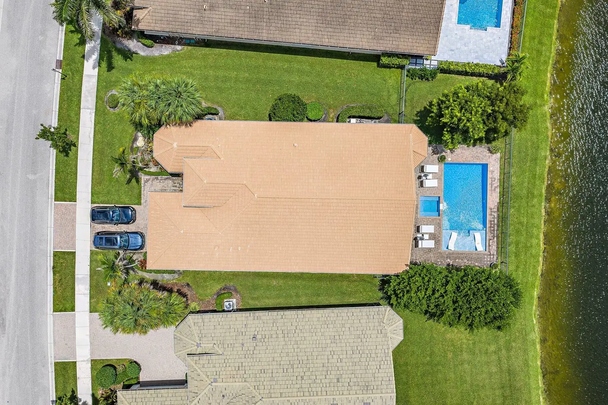 Aerial at 518 Carrara Court, Jupiter