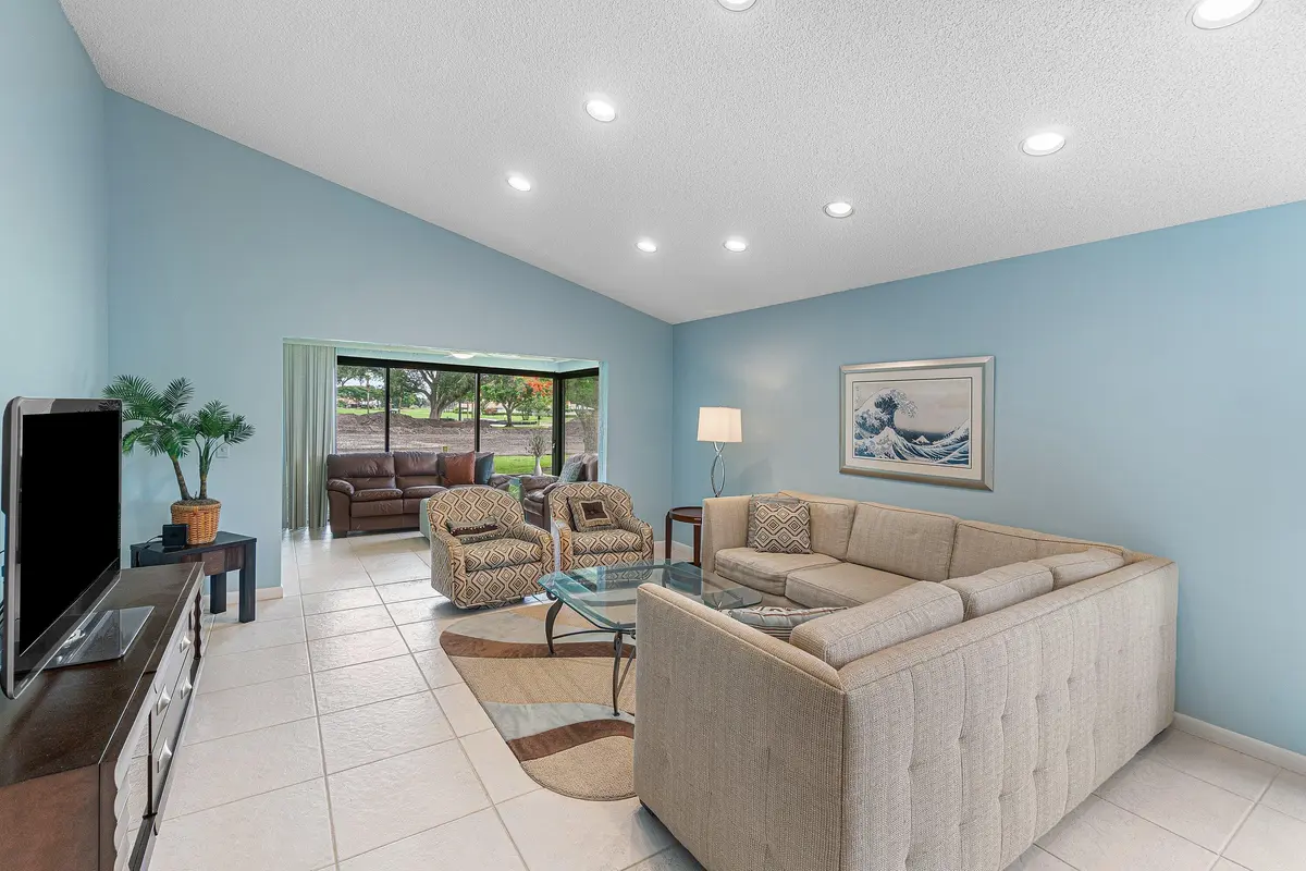 Living Room at 27 Stratford Lane D, Boynton Beach