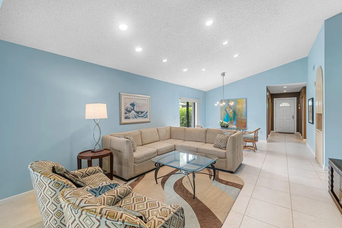 Living Room at 27 Stratford Lane D, Boynton Beach