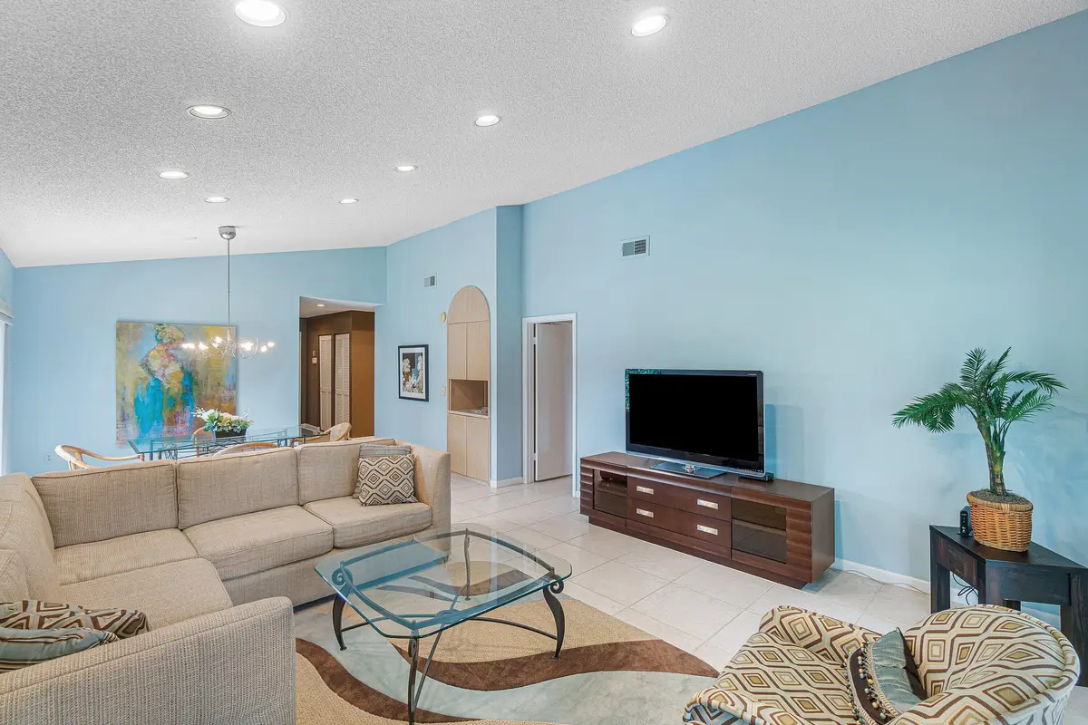 Living Room at 27 Stratford Lane D, Boynton Beach