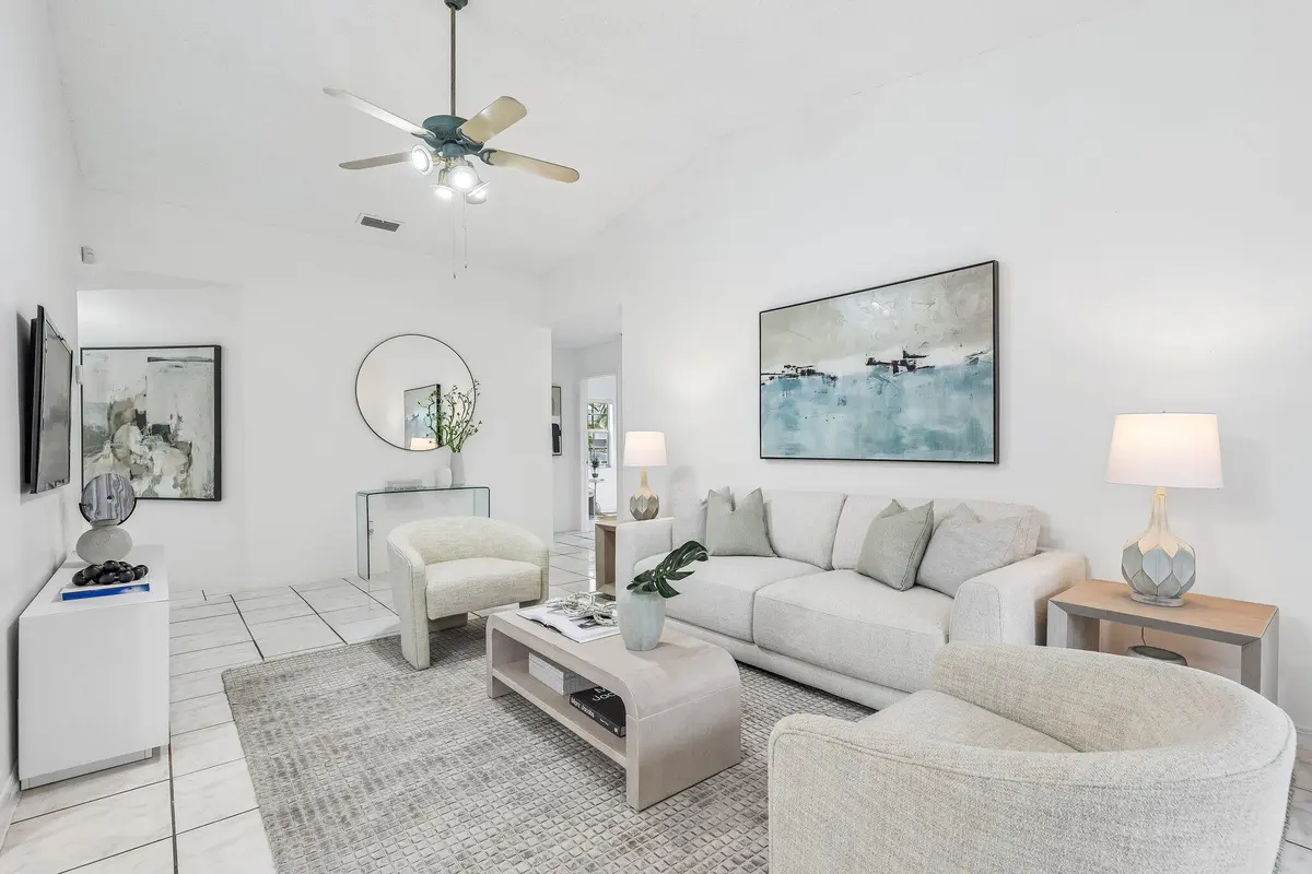 Living Room at 980 NE 212th Terrace 980-01, Miami