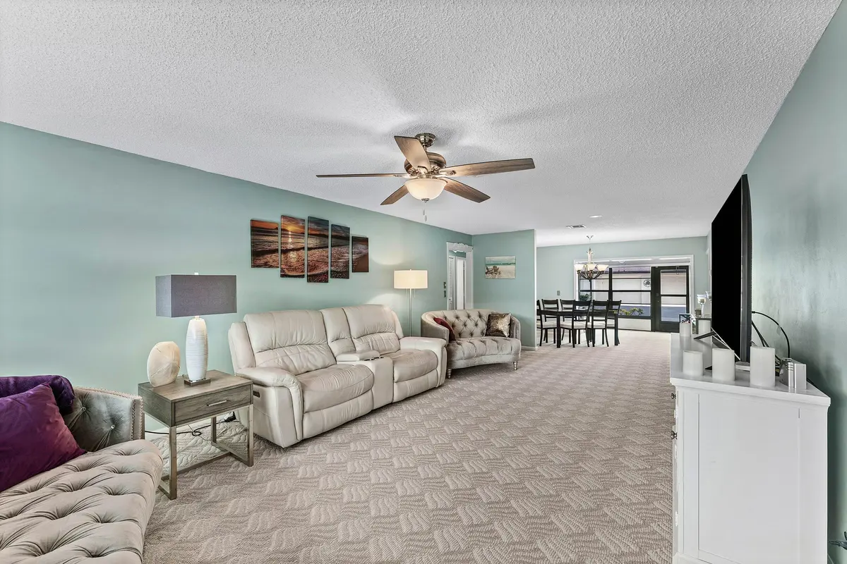 Living Room at 4869 Equestrian Road A, Boynton Beach