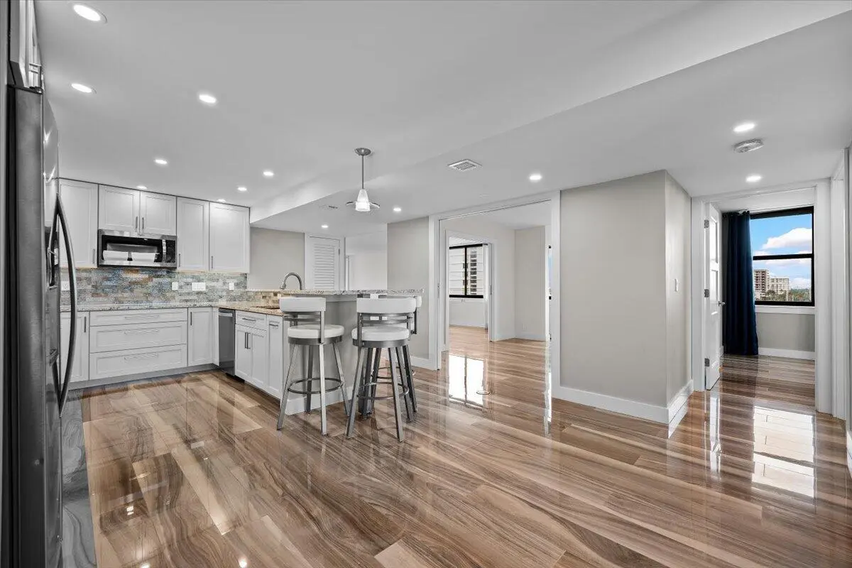 Kitchen at 911 Ocean Drive 601, Juno Beach