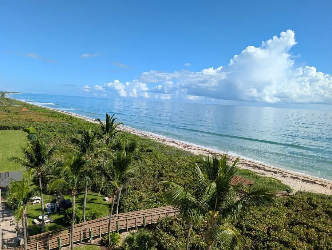 Beach view at 4200 N HIGHWAY A1A 711, Hutchinson Island