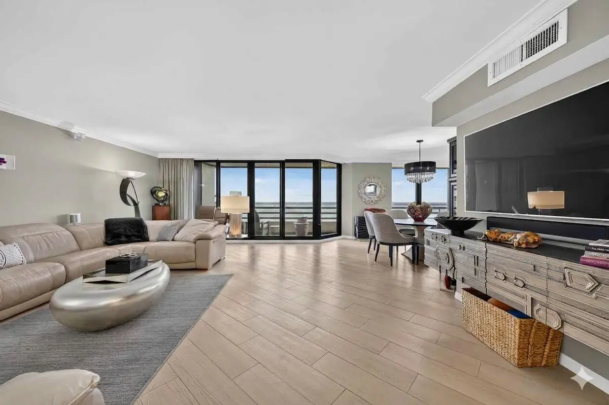 Living Area at 1500 S Ocean Boulevard 205, Boca Raton
