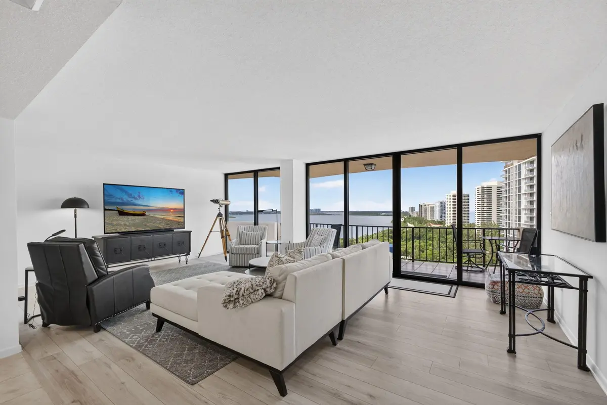 Living Room at 4200 N Ocean Drive 2-1601, Singer Island