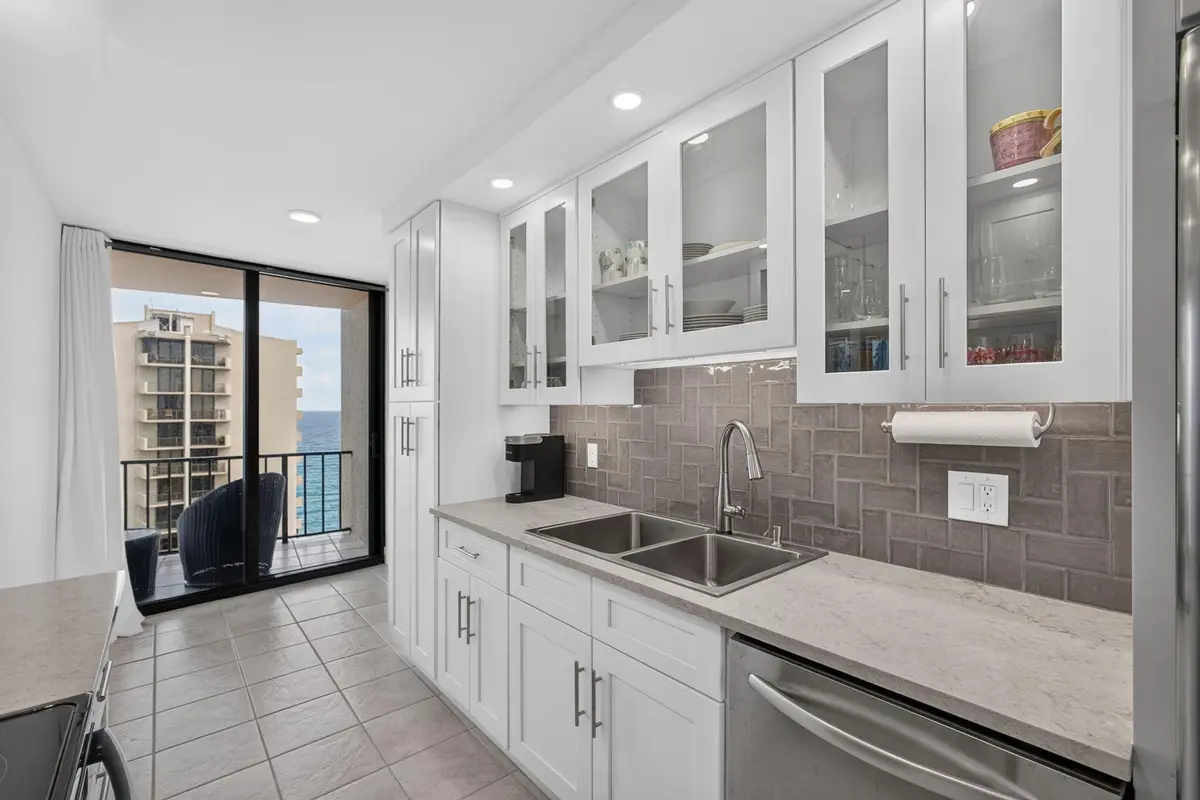 Kitchen at 4200 N Ocean Drive 2-1601, Singer Island
