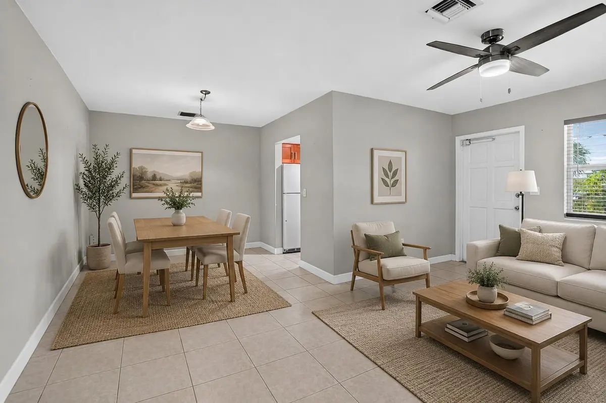 Virtually Staged Interior at 3801 NE 22nd Terrace 11, Lighthouse Point