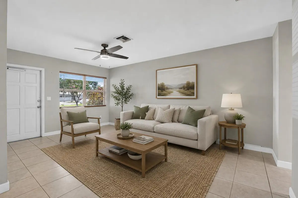 Virtually Staged Interior 2 at 3801 NE 22nd Terrace 11, Lighthouse Point