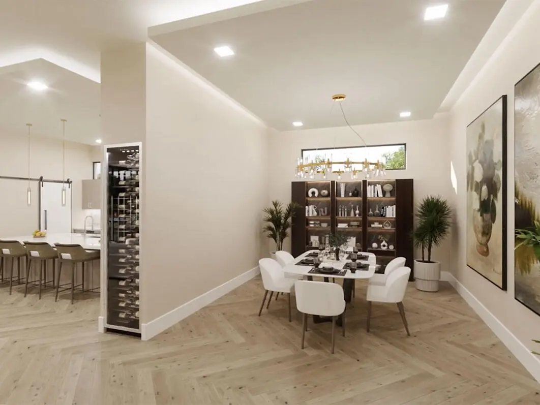 Dining Room at 2119 Eagle Oaks Lane, West Palm Beach