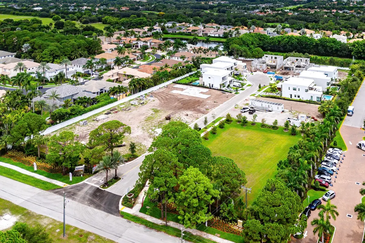 aerial at 16670 Mosaic Place, Delray Beach