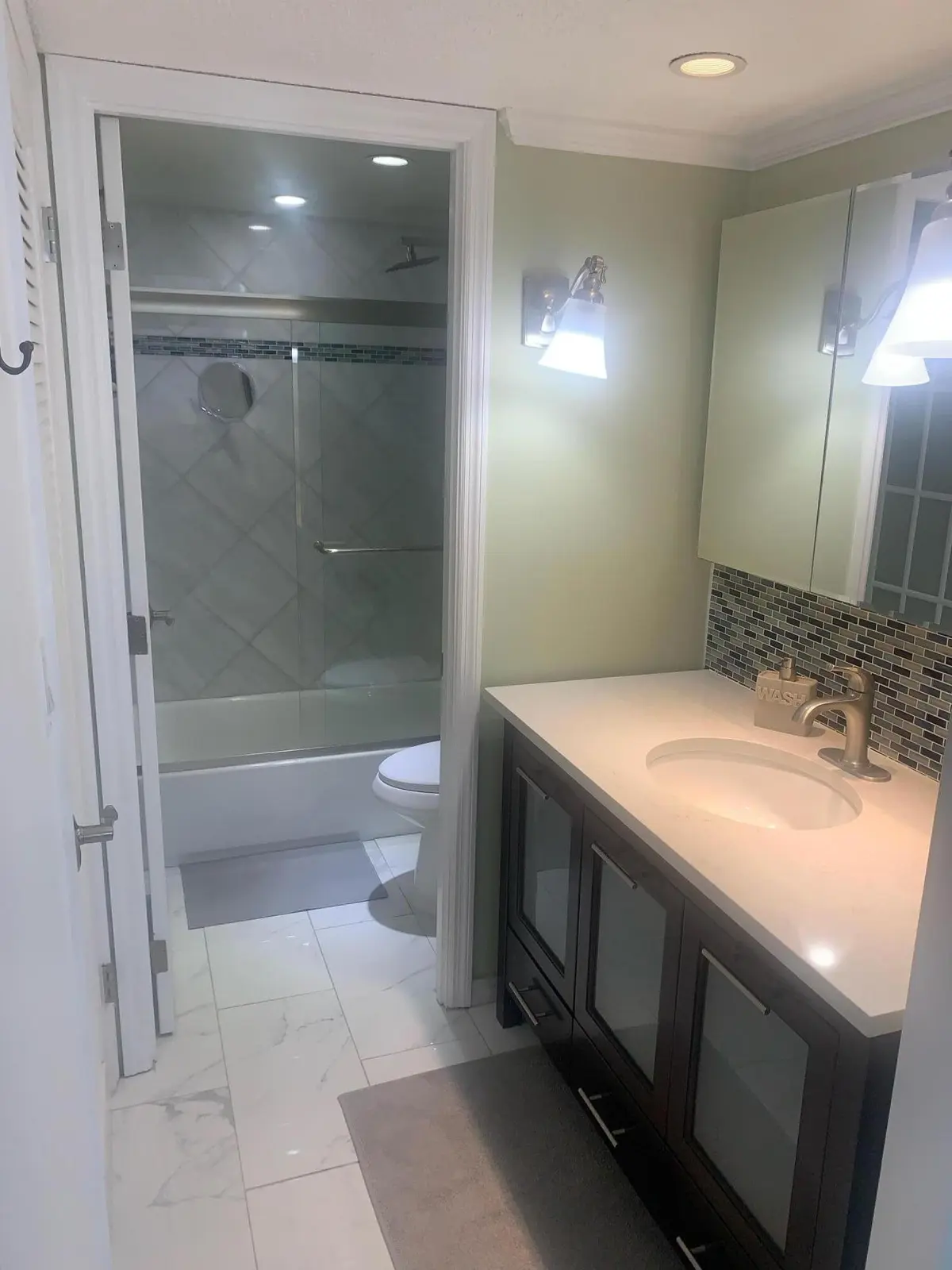 Master Bathroom at 6039 COLLINS Avenue 1722, Miami Beach