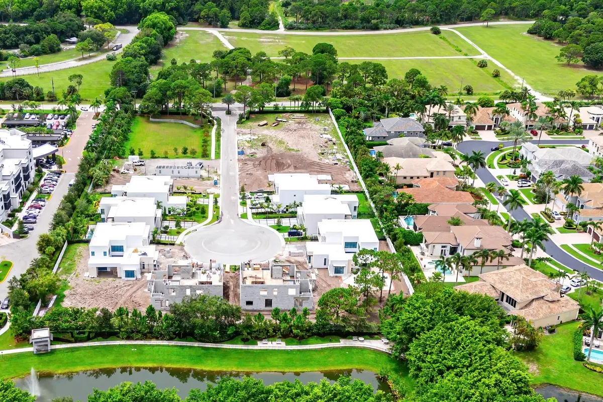 aerial at 16670 Mosaic Place, Delray Beach