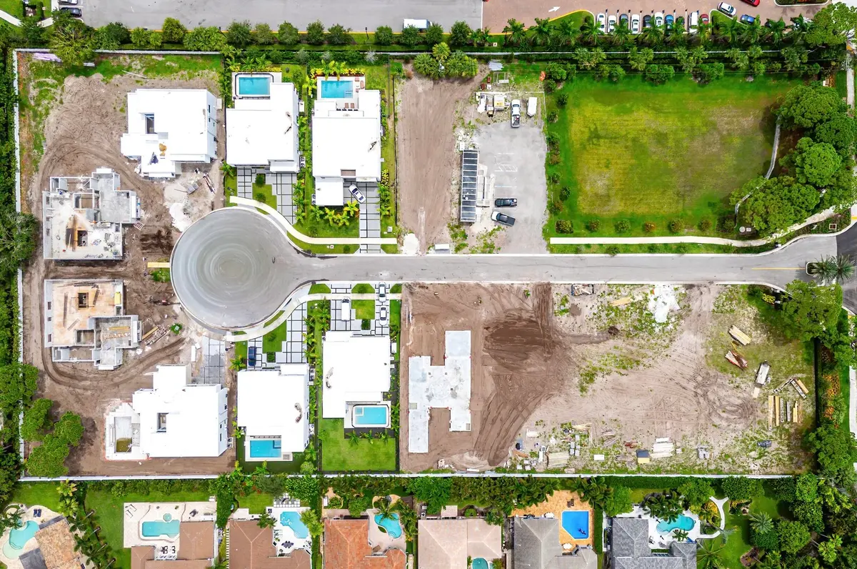 aerial at 16670 Mosaic Place, Delray Beach
