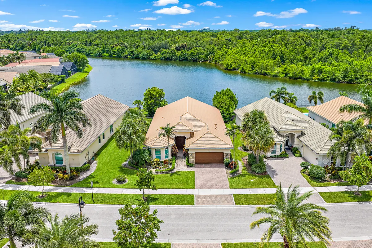 Aerial Exterior at 518 Carrara Court, Jupiter