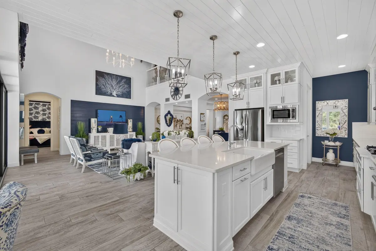 Kitchen & Living Room at 217 Blanca Isles Lane, Jupiter