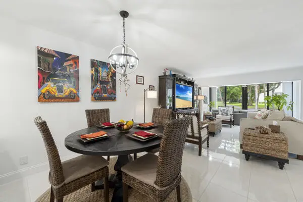 Great Room Dining Living at 16768 Oak Hill Trail 1214, Delray Beach