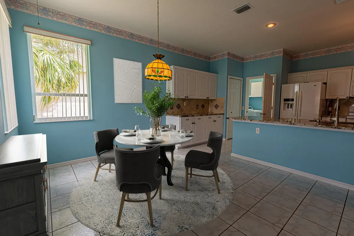 virtually staged - dining at 1009 NW Tuscany Drive, Port St. Lucie