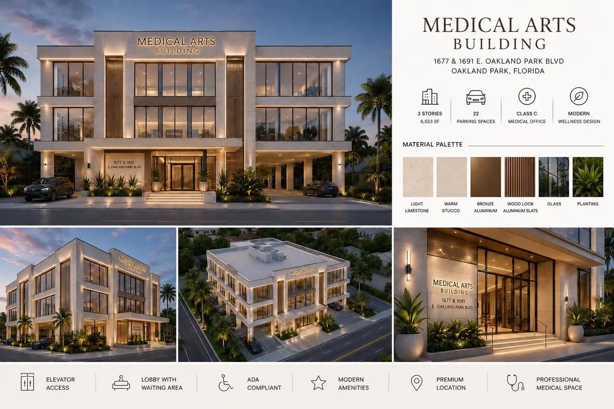MedicalArtsBuilding at 1677 E OAKLAND PARK Boulevard, Oakland Park