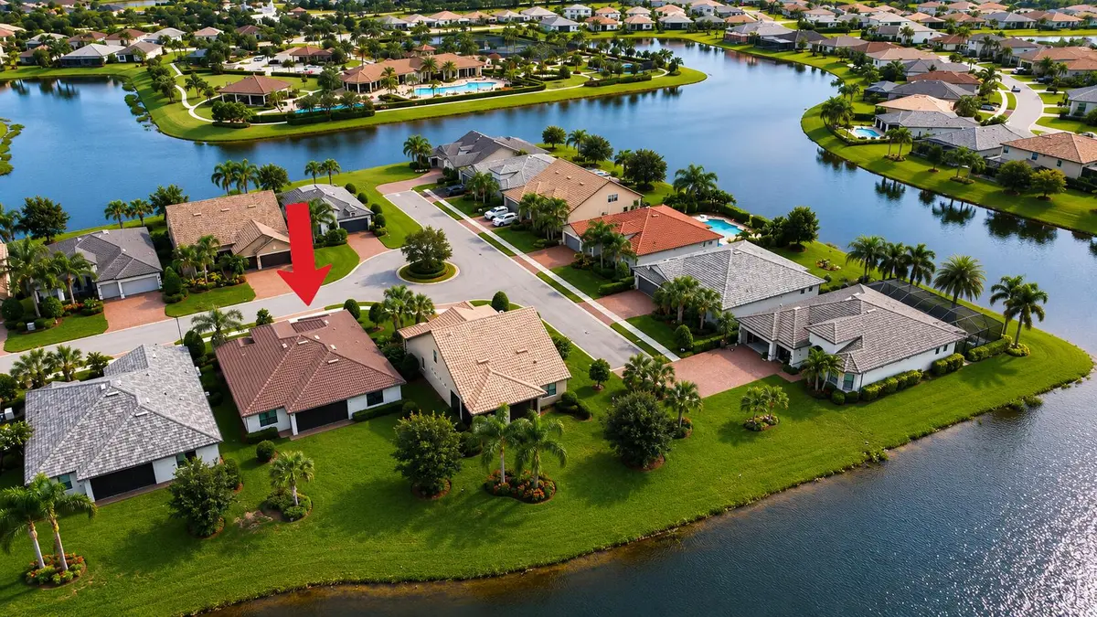 backyard drone of SE Monteiro Drive at 604 SE Monteiro Drive, Port St. Lucie