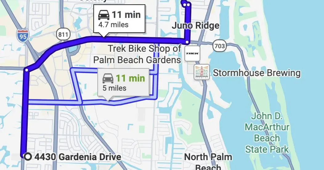 11 Minutes to Boat Launch at 4430 Gardenia Drive, Palm Beach Gardens