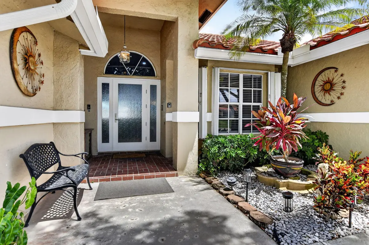 Entrance at 703 AVOCET Road, Delray Beach