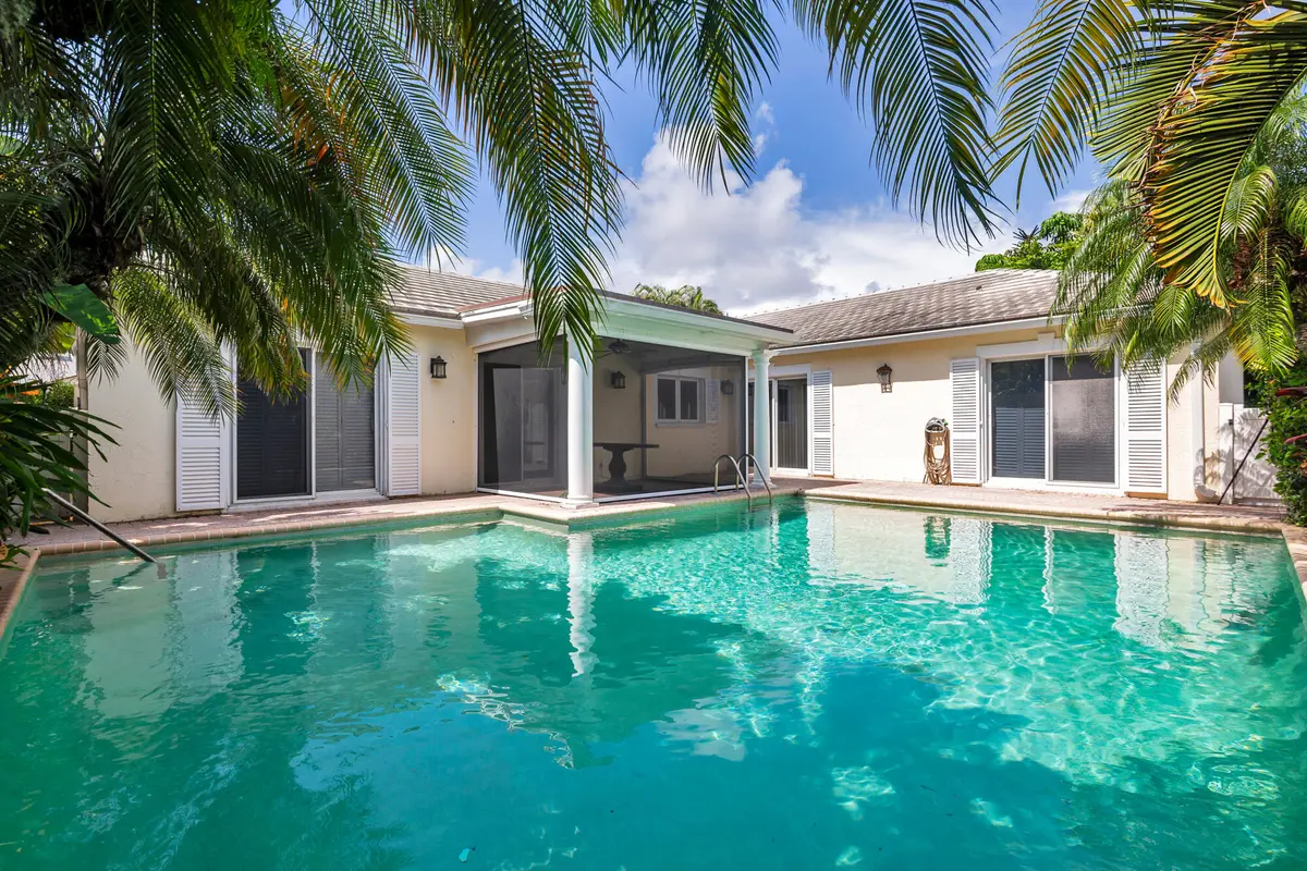 Pool at 245 COLONIAL Lane, Palm Beach