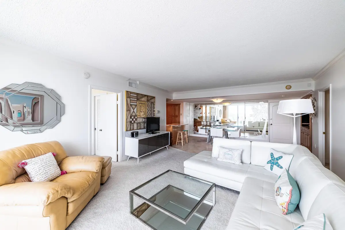 Living Room at 2780 S OCEAN Boulevard 509, Palm Beach