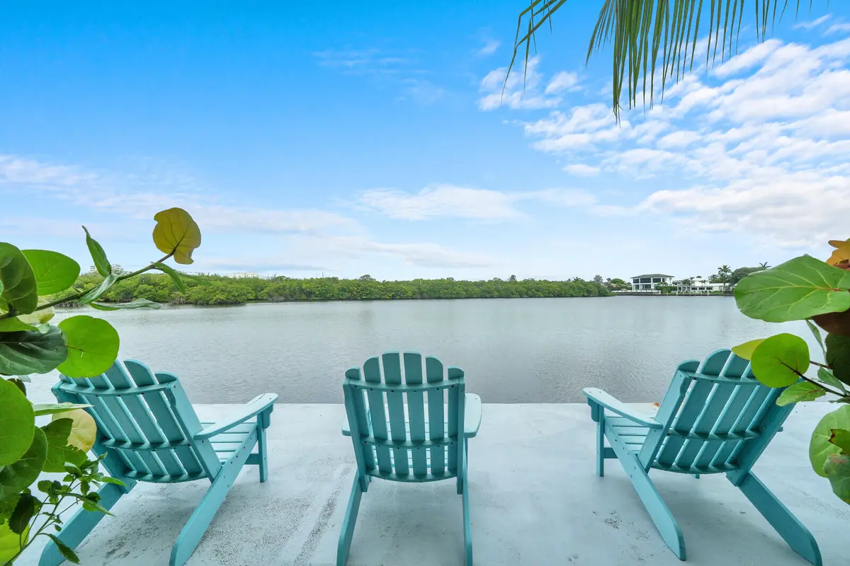 Intracoastal views - units patio at 6520 N Ocean Boulevard 6, Ocean Ridge
