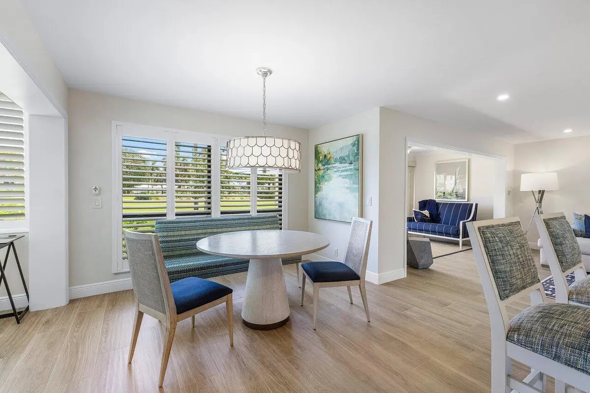 Dining Area at 3721 Quail Ridge Drive Bobwhite C, Boynton Beach