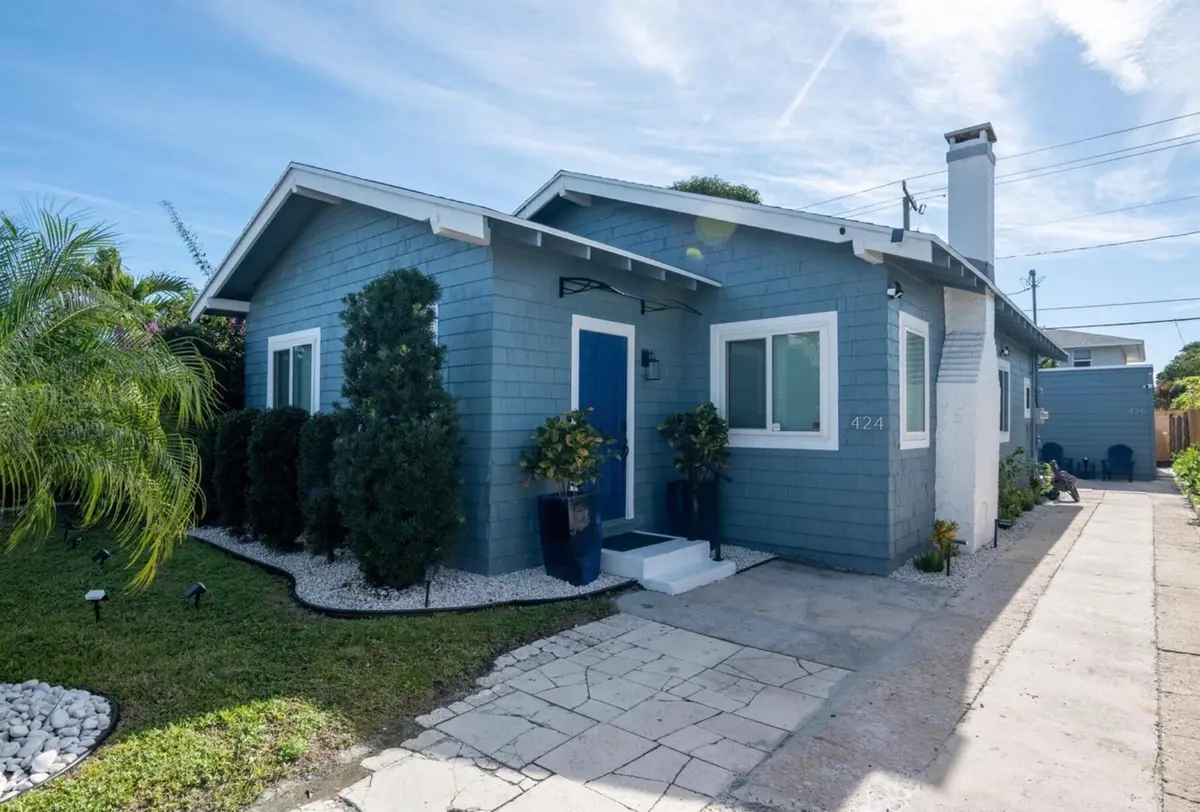 Exterior Front at 424 Malverne Road, West Palm Beach