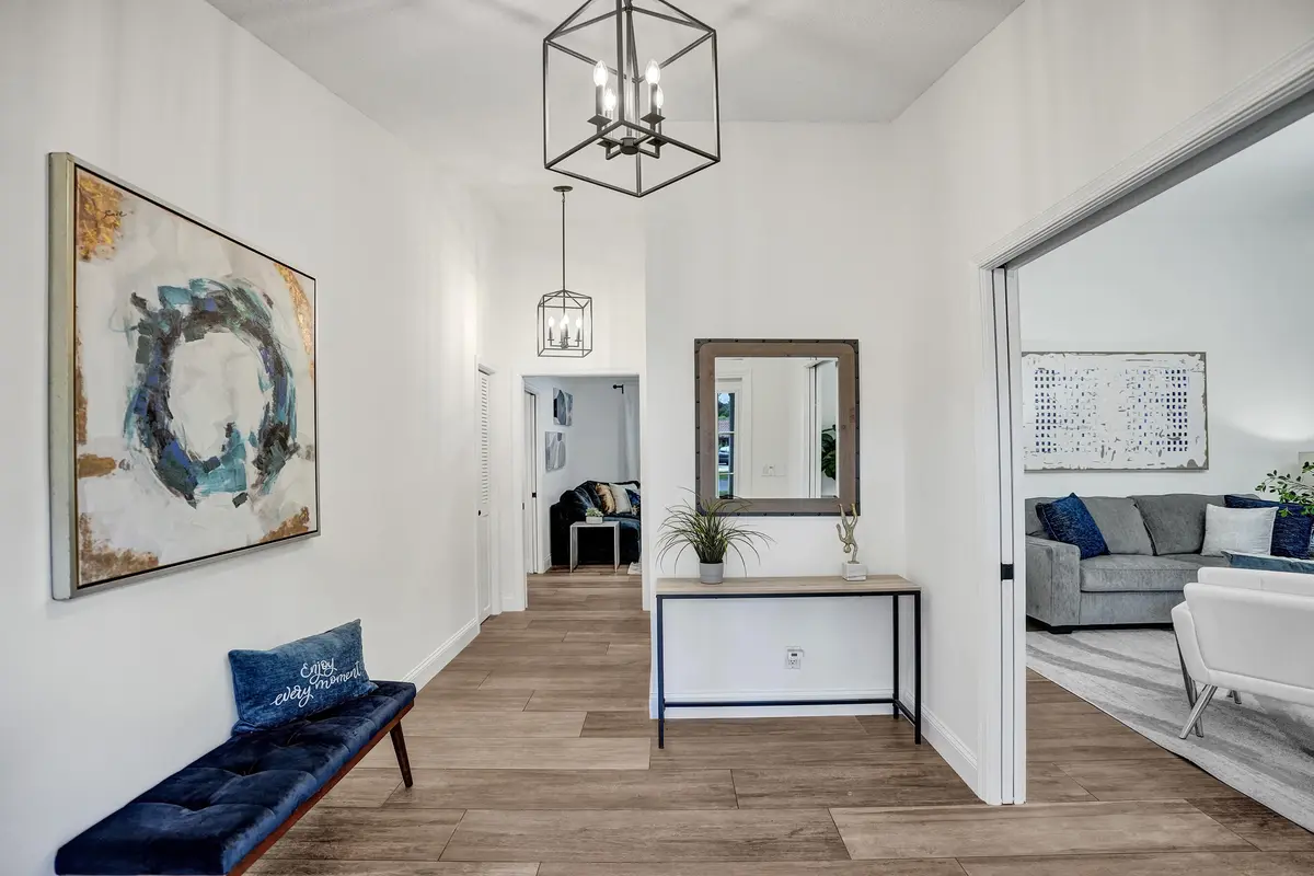 Elegant Foyer at 3640 NW 24th Way, Boca Raton